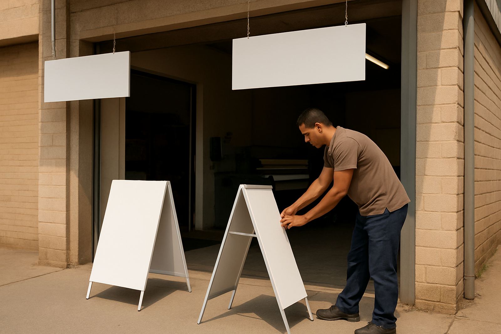 Retail Promotion Signs